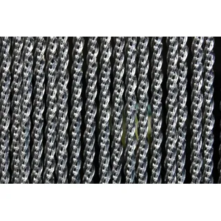 La Tenda Insektenschutz-Vorhang Türvorhang CORTONA 1 XL Streifenvorhang grau, 140 x 230 cm, PVC - Länge und Breite individuell kürzbar grau 140 cm x 230 cm