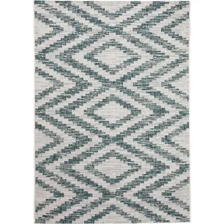 benuta nest Cleo Outdoor-Teppich 160 x 230 cm Blau