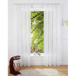OTTO home Mila Kräuselband 140 x 145 cm Grau