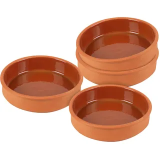 Spetebo Tapas Schalen aus Ton 350 ml - 4er Set