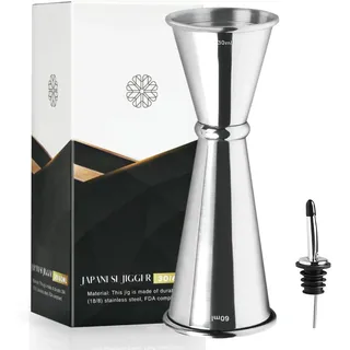 Cocktail Jigger 30/60 ml aus Edelstahl 304