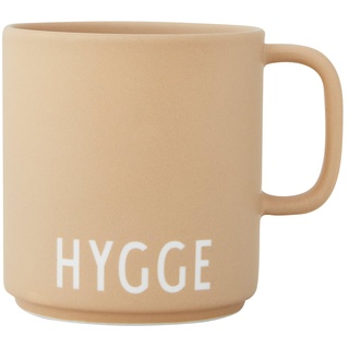Design Letters - AJ Favourite Porzellan Becher mit Henkel, Hygge / beige
