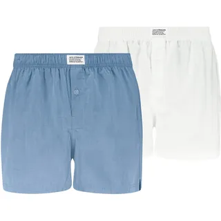 Levi's Woven Boxershorts Weiß/Hellblau S 2er Pack
