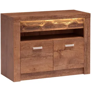 Lomadox Lowboard INGENIO-161, TV Board Medienschrank Fernsehtisch Wohnzimmerschrank modern braun braun