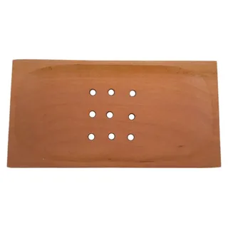 Tokoindah in Handarbeit gefertigte Seifenschale aus Holz - Natürliche Seifenablage mit effektivem Wasserablauf - Nachhaltige Badaccessoires in ver...