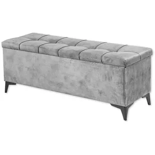 ed exciting design Bettbank Oregon Grau 140 x 58 x 50 cm
