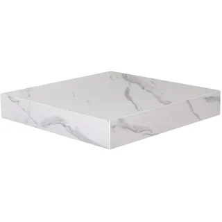 Velano - Bücherregal Wand - Wandregal 23x23,5 cm - Regal Wand - Schweberegal - Hängeregal - Regalbrett - Marmor - Küchenregal - Bücherregal Kinder - Deko Wohnzimmer - Gewürzregal Wand