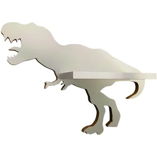 MOLILAND Wandregal Dinosaurier Tyrannosaurus Rex, Elegance- Skandinavischer Stil