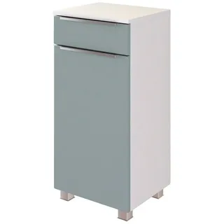 welltime Unterschrank Matera Breite 40 cm, mit matten MDF-Fronten und Softclose-Funktion grün