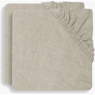jollein Wickeltischauflagenbezug 50x70cm 2er-Pack, Nougat