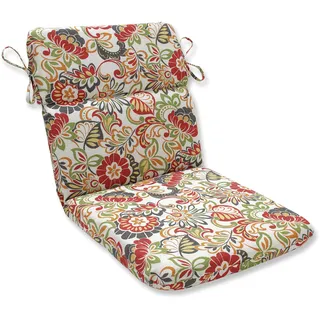 Pillow Perfect Sitzkissen für drinnen und draußen, Blumenmuster, Mehrfarbig