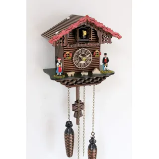 CLOCKVILLA HETTICH-UHREN Kuckucksuhr Schwarzwaldhaus 0,00 braun