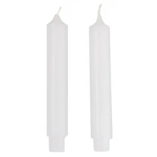2 Spezial-Lampionkerzen, 2,5h Brenndauer - Passende in die Kerzenhalter von Laternen, Zuglaternen oder Lampions
