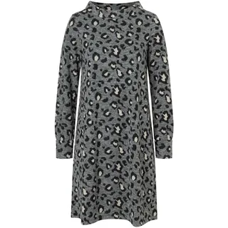 More & More weites Stretch-Jerseykleid, Leomuster in reycled jersey jacquard | Gr.: 38