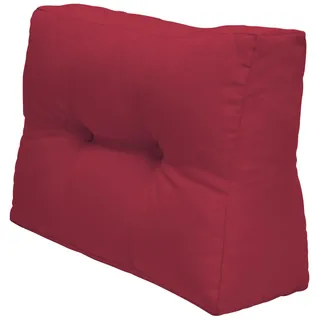 Beautissu Palettenkissen 60 x 40 x 20 cm rot 5-tlg.