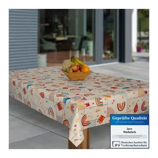 laro Tischdecke Wachstuch-Tischdecken Weihnachten Geburtstag Feier Karneval rechteckig bunt 300 cm x 140 cm