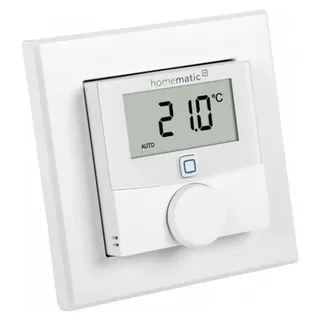 Homematic IP Wandthermostat mit Luftfeuchtigkeitssensor Weiß (156669A0)