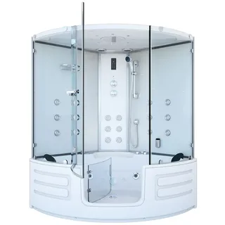 AcquaVapore Dampfdusche Whirlpool Dusche Duschkabine K70-WS-EH-EC 150x150cm