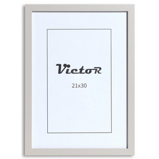 Victor (Zenith) Bilderrahmen »Klee«, 21x30 cm, in grau, moderner Holzrahmen mit schmaler Leiste grau