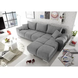 ed exciting design Ecksofa - dark grey - mit Liegefunktion