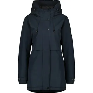 Alife & Kickin Winterjacke Damen MarlyAK A Winterjacke, Jacke Leicht taillierte Jacke mit Ärmelbündchen und Kapuze blau S