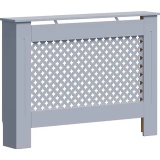 vidaXL Heizkörperverkleidung Anthrazit 112x19x81,5 cm MDF