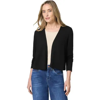 Street One Langarm Jacke in offener Passform Black 40 - 40