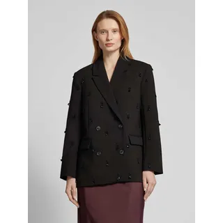 Blazer mit Applikationen Modell 'AJE', Black, 38