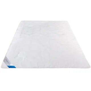 Böhmerwald MERINO Ganzjahresbettdecke ''MEDIUM'' in Weiß | Gr.: 135 x 200 cm