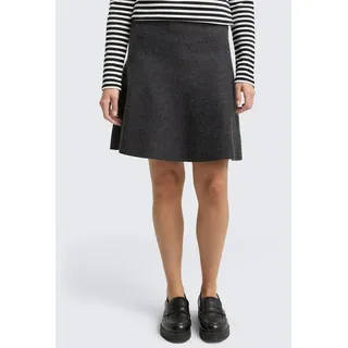 TOM TAILOR Denim Minirock Röcke Mini Skater Strickrock grau XL