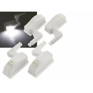 ChiliTec LED Schrankleuchte 23106 4er-Set Weiß