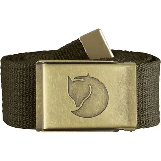 Fjällräven Canvas Brass Belt Canvas 4 cm dark olive 120 cm