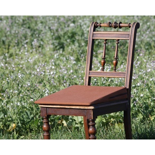 Biona Sitzkeil, Keilkissen aus formstabilem Verbundschaum (Jersey schwarz, 40 x 40 x 1-7 cm)