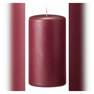 Kopschitz Kerzen Kerzen 4er Adventskerzen, Adventskranz Kerzen Set Bordeaux, 80 x 60 mm, 4 Stück (1 Set)