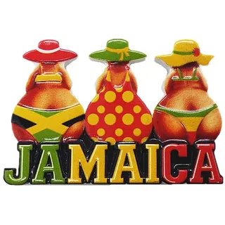 3D-Kühlschrankmagnet, Jamaika-Stil, Nordamerika-Souvenir, Heim- und Küchendekoration, Magnetaufkleber, Jamaika-Kühlschrankmagnet, Reise-Souvenir, Geschenk