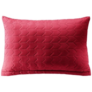 Bettdecke, Kopfkissen + Topper, Steppkissen Dreamlike gesteppt leichte Wattierung 40x70cm bordeaux, aqua-textil rot