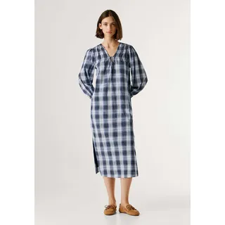 Pepe Jeans Maxikleid Blau/Weiß 36