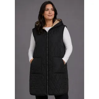 POLARINO Longweste Schwarz 56