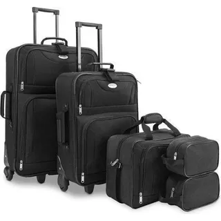 monzana Koffer-Set 4-tlg. schwarz