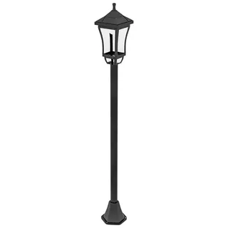 Outsunny Außenleuchte Kunststoff 127 cm 1 Stück schwarz