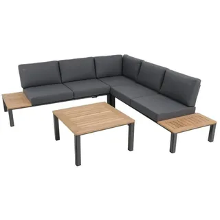 MWH Das Original Reno Loungeset Aluminium 4-tlg. grau