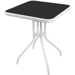 Mojawo Bistrotisch 60 x 60 x 70 cm Weiß