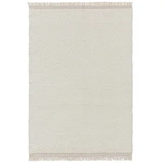 benuta pure Lana Wollteppich 120 x 170 cm Weiß