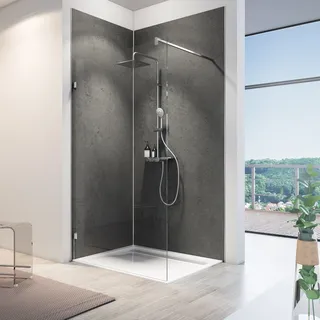 Schulte Duschrückwand grau