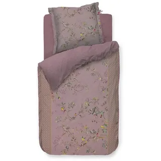 Pip Studio Autunno Lila DE UV 155x220, 1 Bettbezug, 1 Kissenbezug