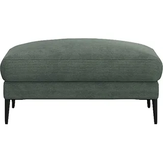 FLEXLUX Pouf Belle Polsterhocker, Sitzhocker, Skandinavisches Design, In hochwertiger Verarbeitung grün