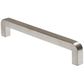 livingpoint24 Möbelgriff Möbelgriffe BA 160 - 480mm Küchengriffe Edelstahl Schrankgriffe schmal (1-St., 19), Modern silberfarben 1 cm x 17 cm x 3,2 cm