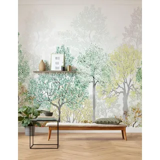 KOMAR Vliestapete Bright Rainbow 350 cm x 250 cm Mehrfarbig