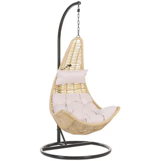 Beliani Hängesessel ATRI II Beige