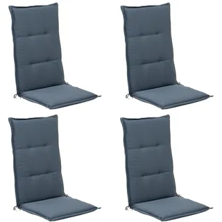 GO-DE Hochlehner Auflage 120 x 50 x 5 cm hellblau 4 St.